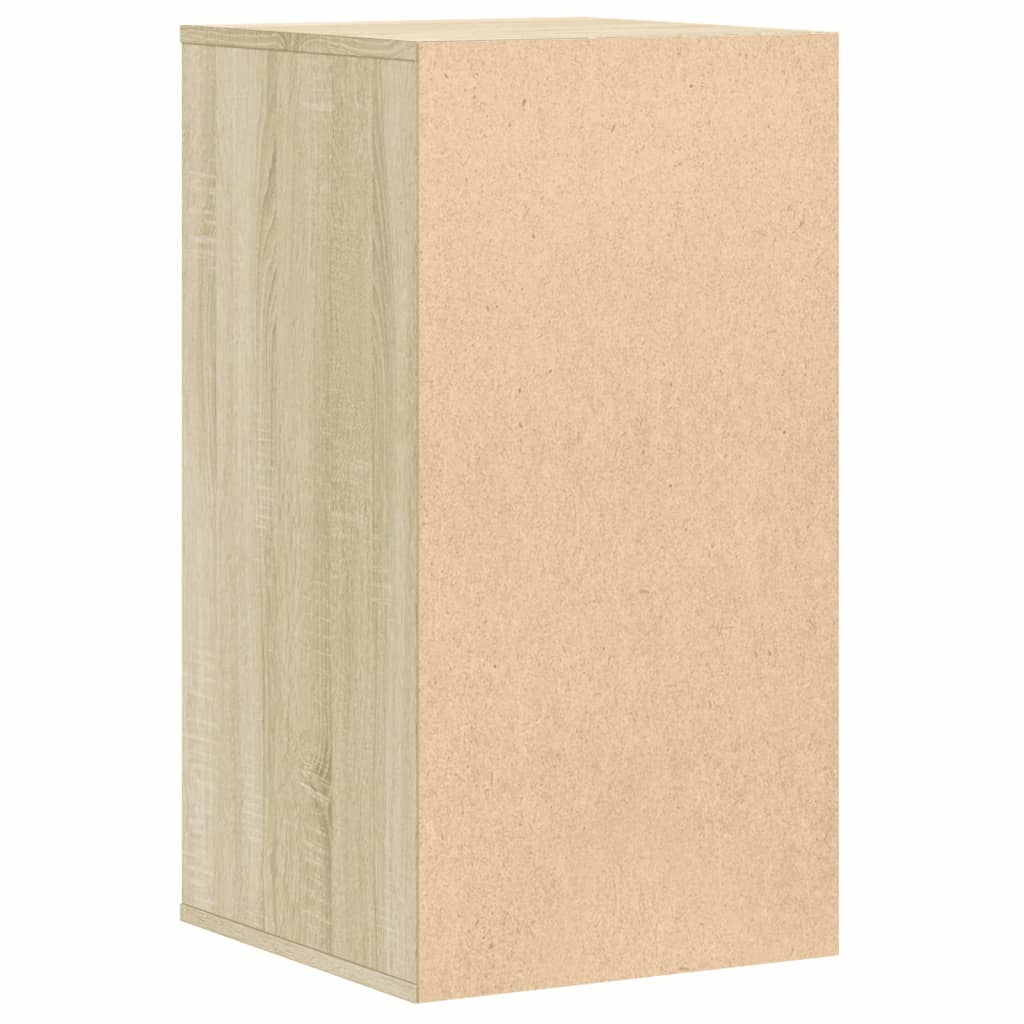 vidaXL Corner Chest of Drawers Sonoma Oak 40x41x76 cm Engineered Wood