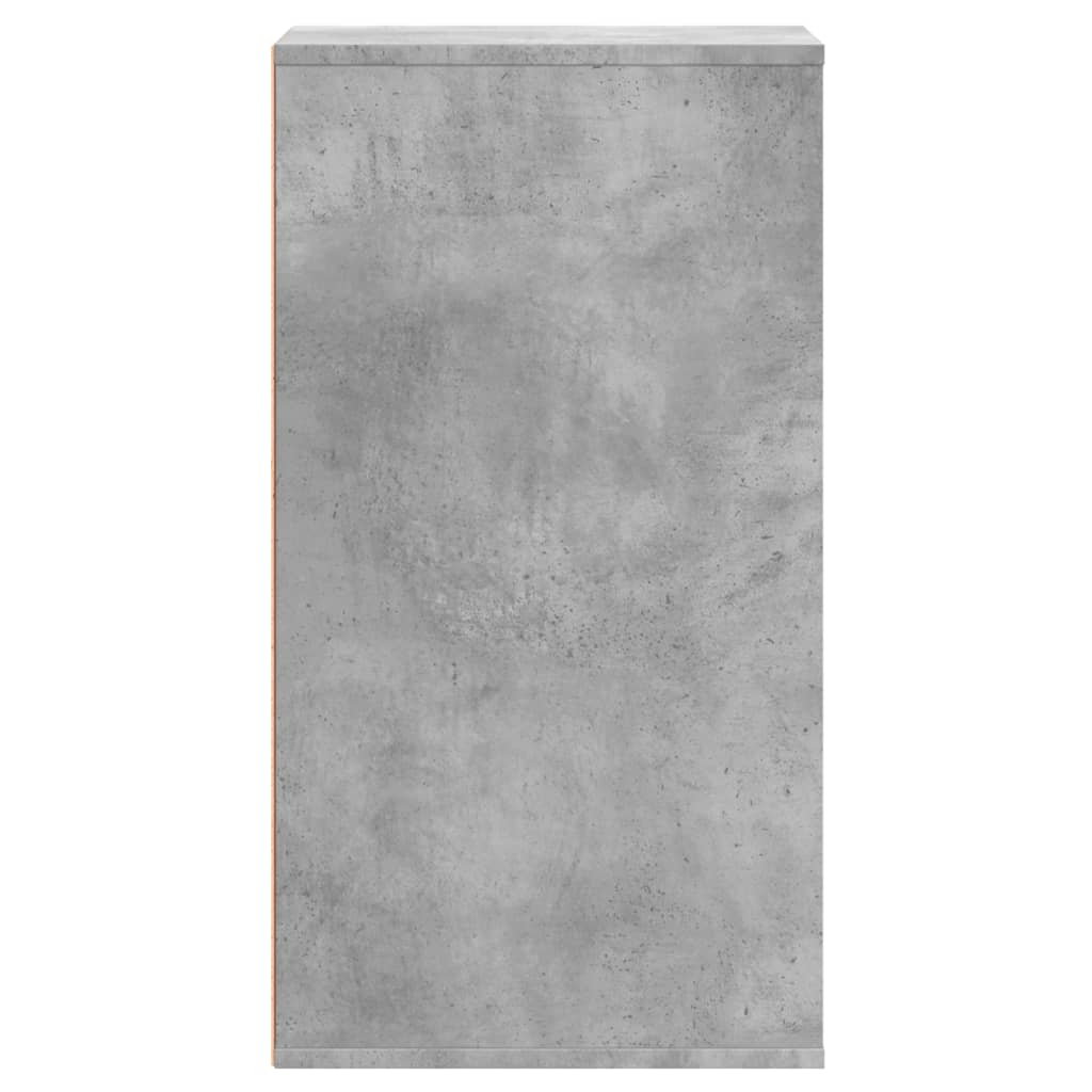 vidaXL Corner Chest of Drawers Concrete Grey 40x41x76 cm Engineered Wood