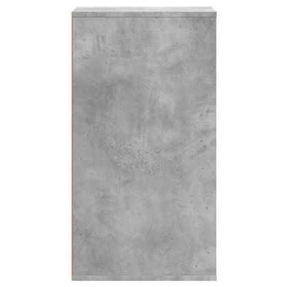 vidaXL Corner Chest of Drawers Concrete Grey 40x41x76 cm Engineered Wood