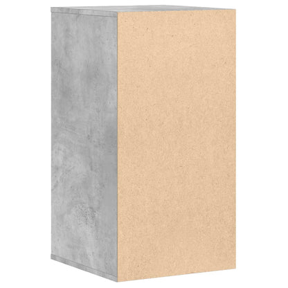 vidaXL Corner Chest of Drawers Concrete Grey 40x41x76 cm Engineered Wood