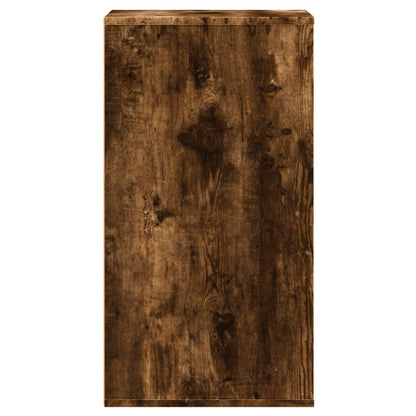 vidaXL Corner Chest of Drawers Smoked Oak 40x41x76 cm Engineered Wood
