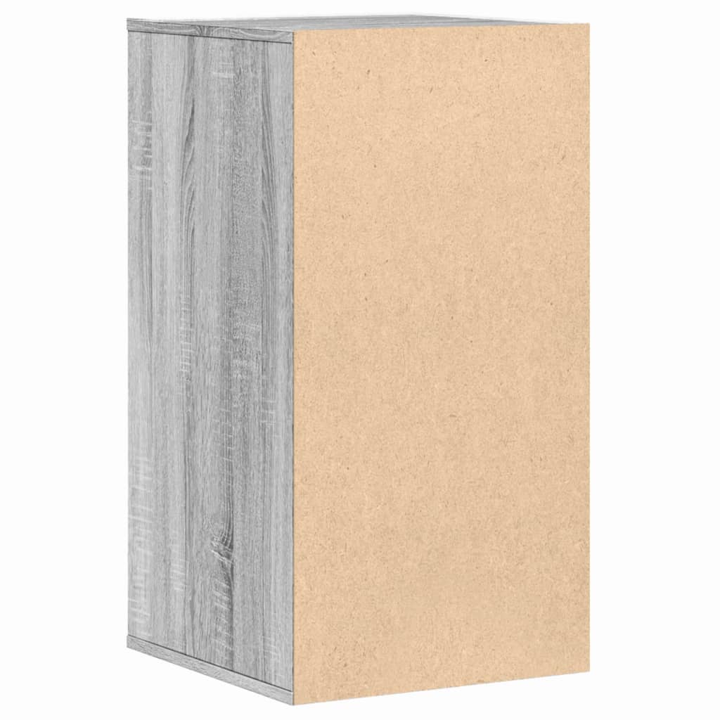 vidaXL Corner Chest of Drawers Grey Sonoma 40x41x76 cm Engineered Wood