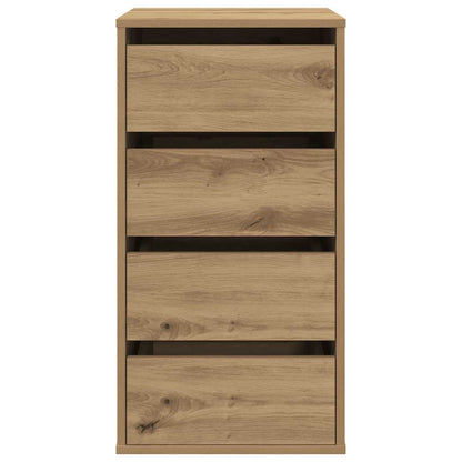 vidaXL Corner Chest of Drawers Artisian Oak 40x41x76 cm Engineered Wood