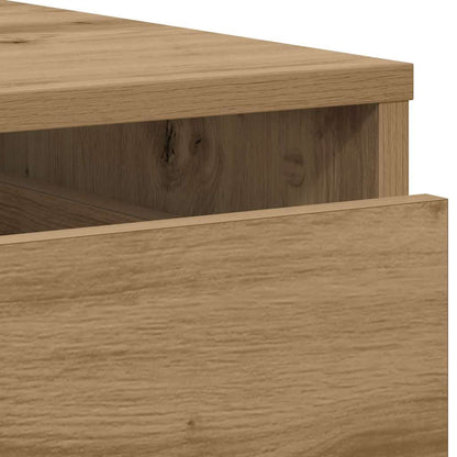 vidaXL Corner Chest of Drawers Artisian Oak 40x41x76 cm Engineered Wood