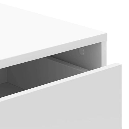 vidaXL Corner Chest of Drawers White 60x41x76 cm Engineered Wood
