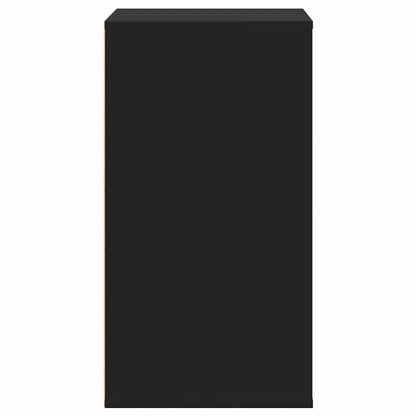 vidaXL Corner Chest of Drawers Black 60x41x76 cm Engineered Wood