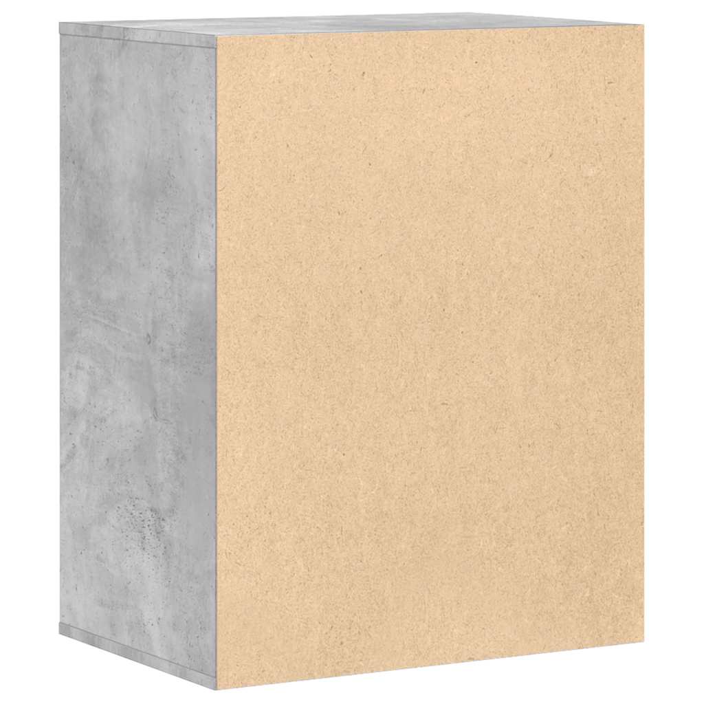 vidaXL Corner Chest of Drawers Concrete Grey 60x41x76 cm Engineered Wood