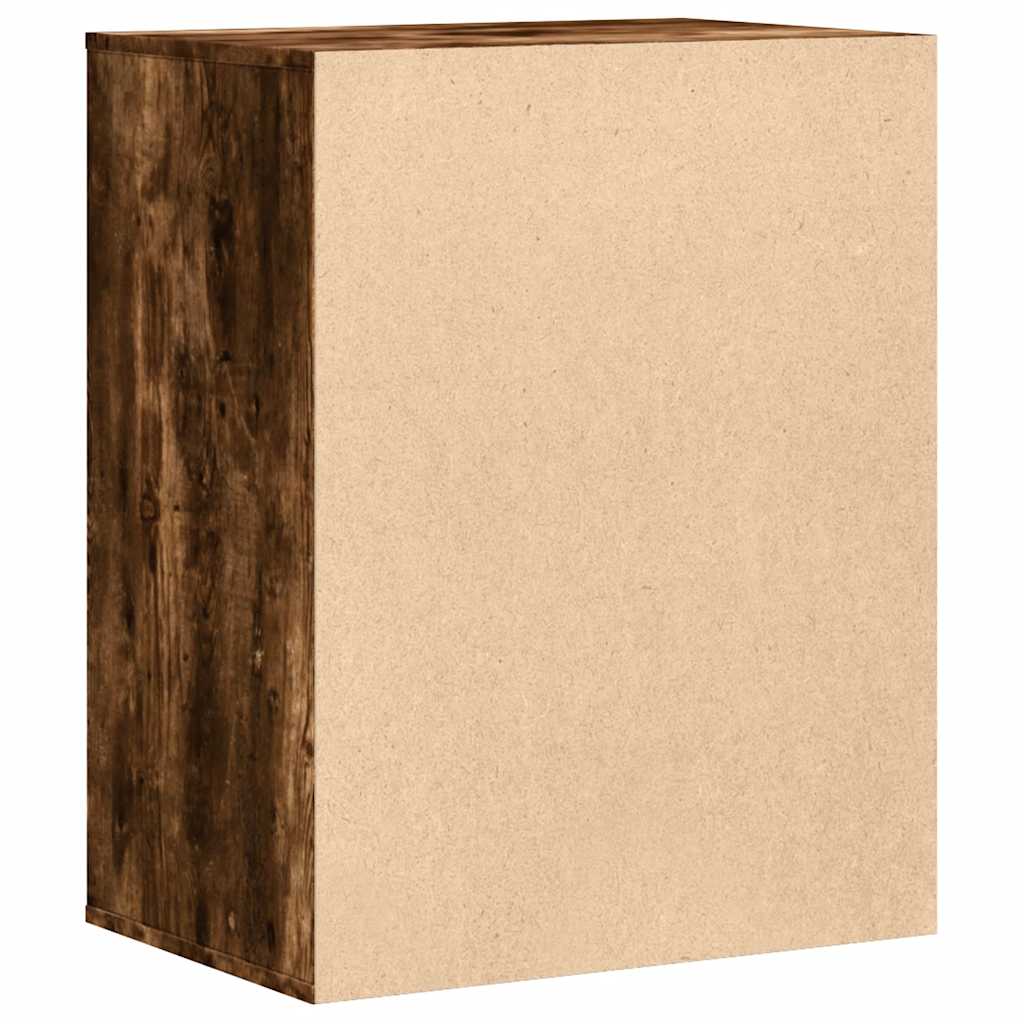 vidaXL Corner Chest of Drawers Smoked Oak 60x41x76 cm Engineered Wood