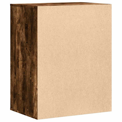vidaXL Corner Chest of Drawers Smoked Oak 60x41x76 cm Engineered Wood