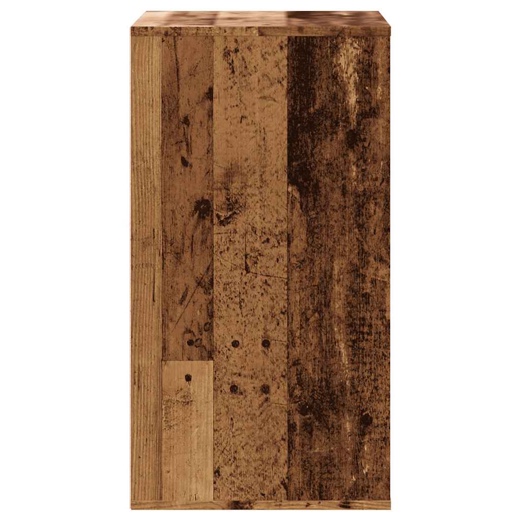 vidaXL Corner Chest of Drawers Old Wood 60x41x76 cm Engineered Wood