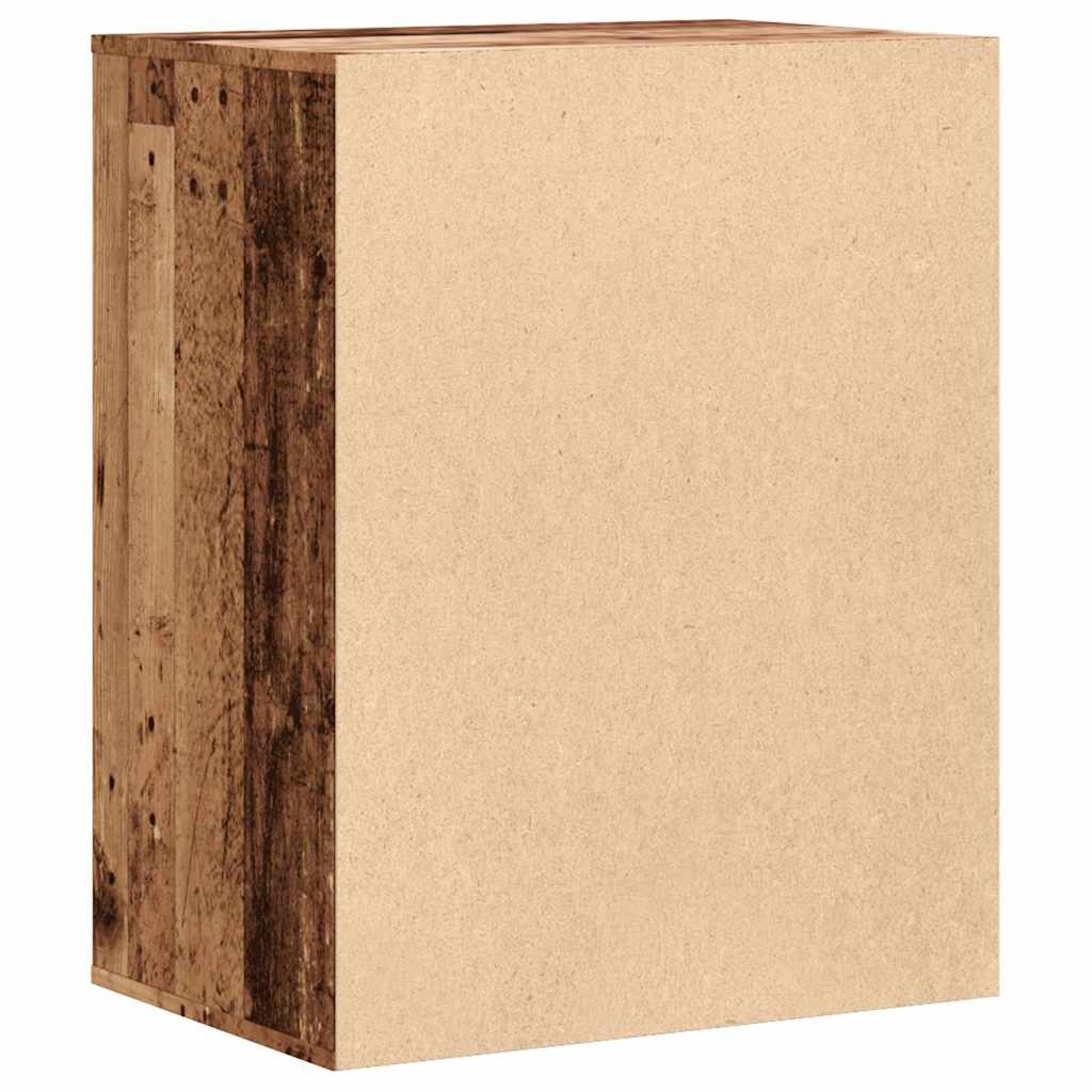 vidaXL Corner Chest of Drawers Old Wood 60x41x76 cm Engineered Wood