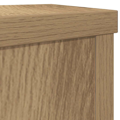 vidaXL Plant Stands 2 pcs Artisan Oak 10x10x18 cm Engineered Wood