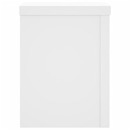 vidaXL Plant Stands 2 pcs White 15x15x20 cm Engineered Wood