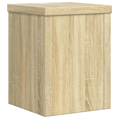 vidaXL Plant Stand 2 pcs Sonoma Oak 15 x 15 x 20 cm Engineered Wood