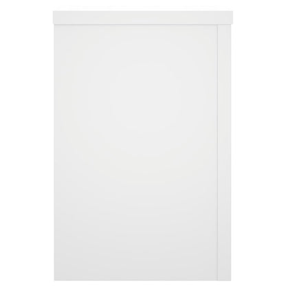 vidaXL Plant Stands 2 pcs White 20x20x30 cm Engineered Wood