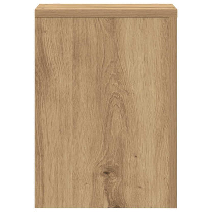 vidaXL Plant Stands 2 pcs Artisan Oak 25x25x35 cm Engineered Wood