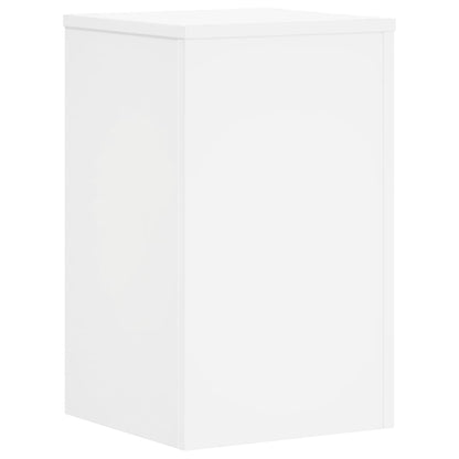 vidaXL Plant Stands 2 pcs White 30x30x50 cm Engineered wood