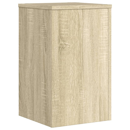 vidaXL Plant Stands 2 pcs Sonoma Oak 30x30x50 cm Engineered wood