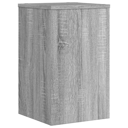 vidaXL Plant Stands 2 pcs Grey Sonoma 30x30x50 cm Engineered wood