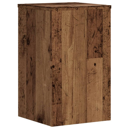 vidaXL Plant Stands 2 pcs Old Wood 30x30x50 cm Engineered wood