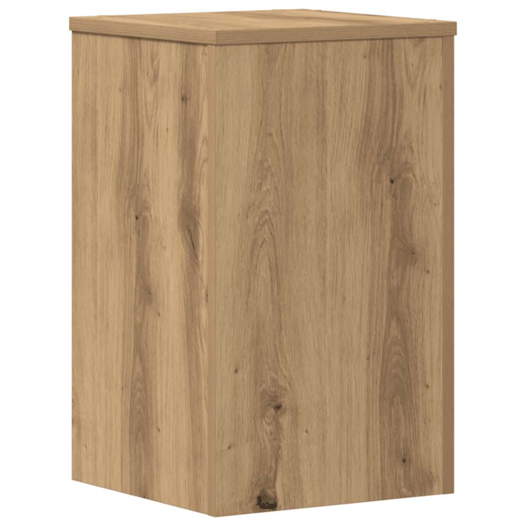 vidaXL Plant Stands 2 pcs Artisan Oak 30x30x50 cm Engineered wood