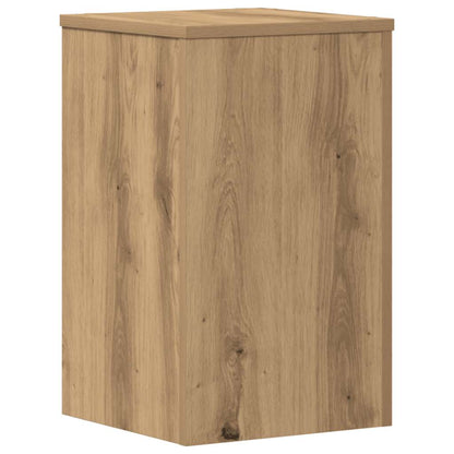vidaXL Plant Stands 2 pcs Artisan Oak 30x30x50 cm Engineered wood