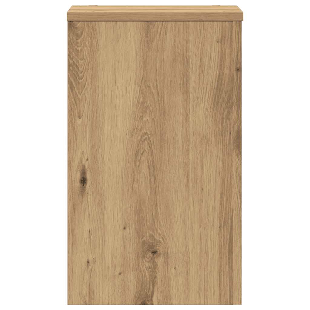 vidaXL Plant Stands 2 pcs Artisan Oak 30x30x50 cm Engineered wood
