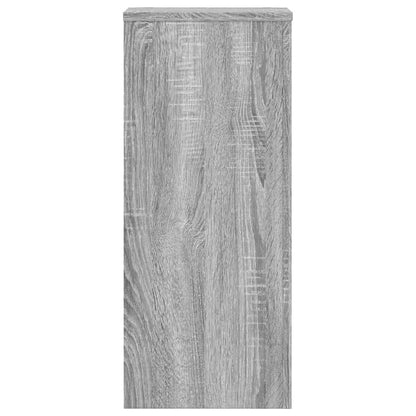 vidaXL Plant Stands 2 pcs Grey Sonoma 30x30x70 cm Engineered wood