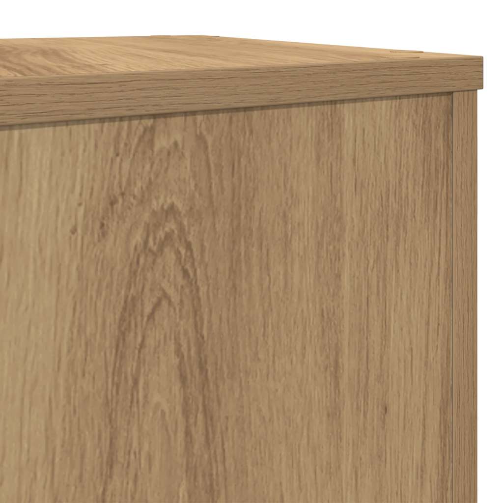 vidaXL Plant Stands 2 pcs Artisan Oak 30x30x70 cm Engineered wood