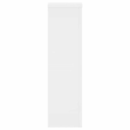 vidaXL Plant Stand 2pcs White 17x17x60 cm Engineered Wood