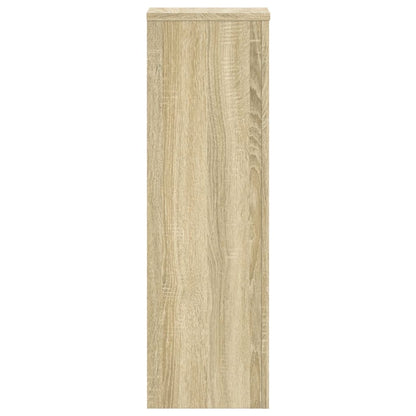 vidaXL Plant Stand 2pcs Sonoma Oak 25x25x80 cm Engineered Wood