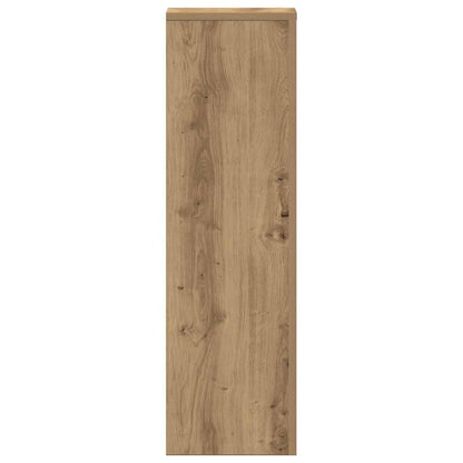 vidaXL Plant Stand 2pcs Artisan Oak 25x25x80 cm Engineered Wood
