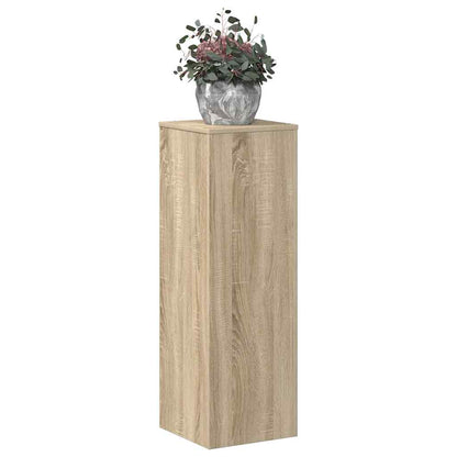 vidaXL Plant Stand Sonoma Oak 33x33x100 cm Engineered Wood