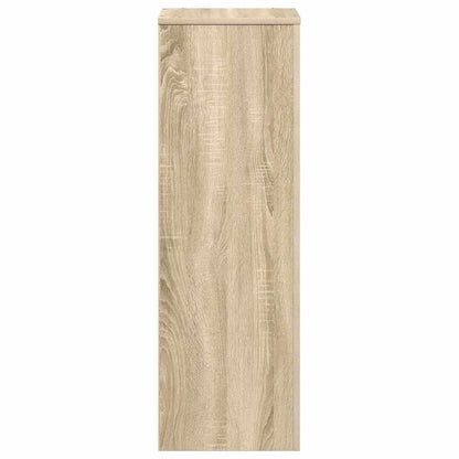 vidaXL Plant Stand Sonoma Oak 33x33x100 cm Engineered Wood