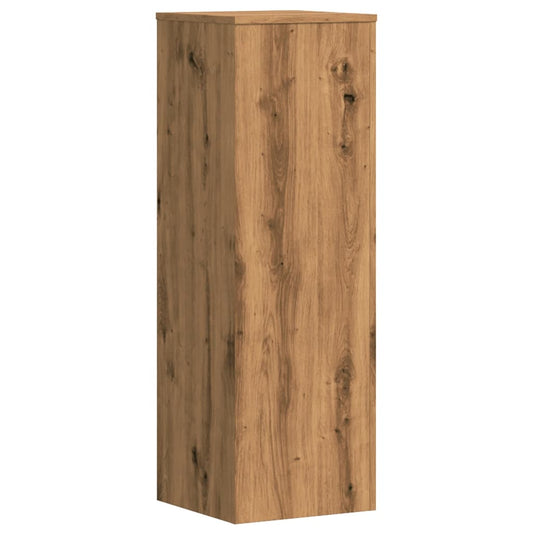 vidaXL Plant Stand Artisan Oak 33x33x100 cm Engineered Wood