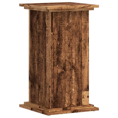 vidaXL Plant Stand Old Wood 33x33x60 cm Engineered Wood