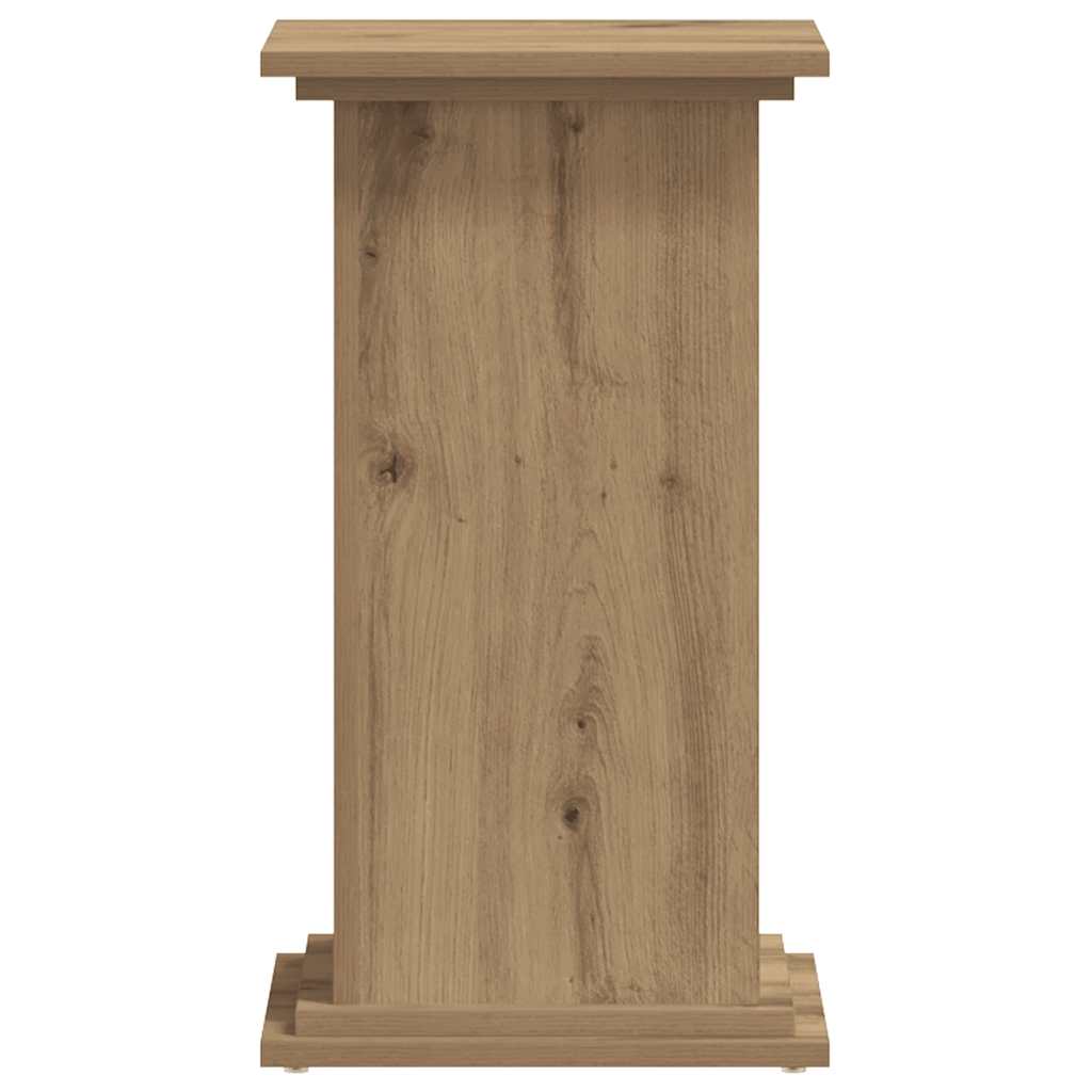 vidaXL Plant Stand Artisan Oak 33x33x60 cm Engineered Wood