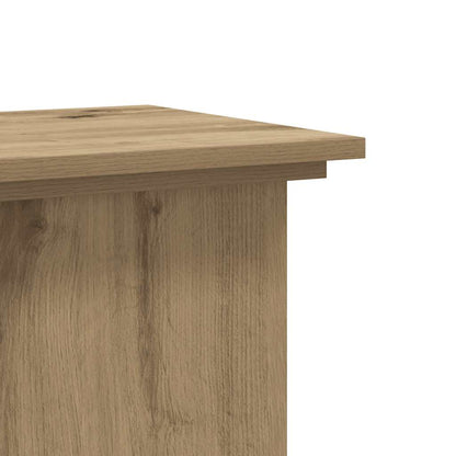 vidaXL Plant Stand Artisan Oak 33x33x60 cm Engineered Wood