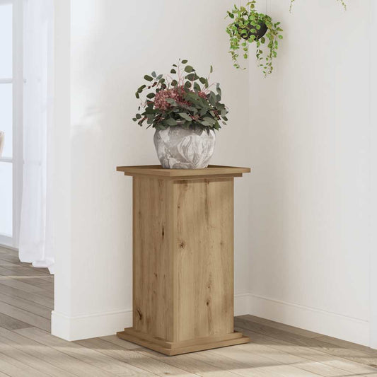 vidaXL Plant Stand Artisan Oak 33x33x60 cm Engineered Wood