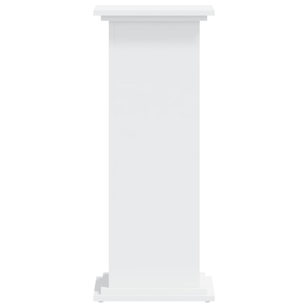 vidaXL Plant Stand White 33x33x80 cm Engineered Wood