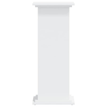 vidaXL Plant Stand White 33x33x80 cm Engineered Wood