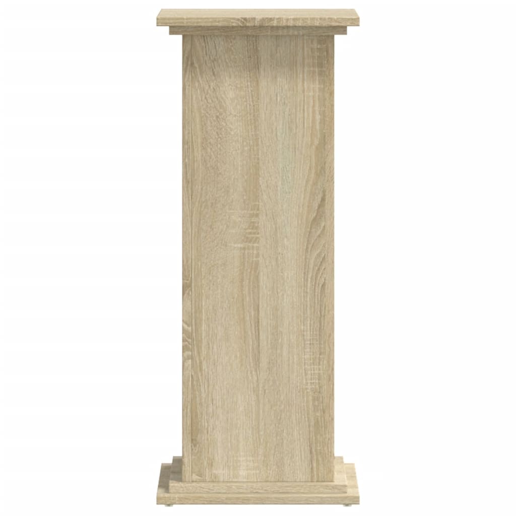vidaXL Plant Stand Sonoma Oak 33x33x80 cm Engineered Wood
