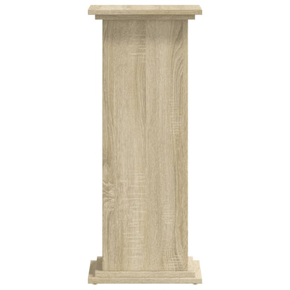 vidaXL Plant Stand Sonoma Oak 33x33x80 cm Engineered Wood