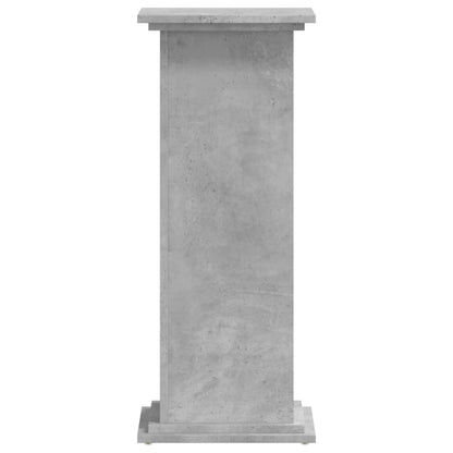 vidaXL Plant Stand Concrete Grey 33x33x80 cm Engineered Wood