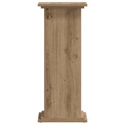 vidaXL Plant Stand Artisan Oak 33x33x80 cm Engineered Wood