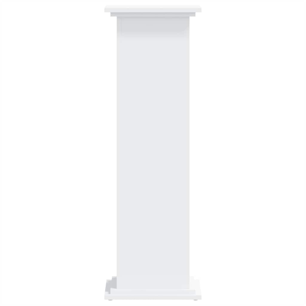 vidaXL Plant Stand White 33x33x100 cm Engineered Wood