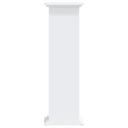 vidaXL Plant Stand White 33x33x100 cm Engineered Wood