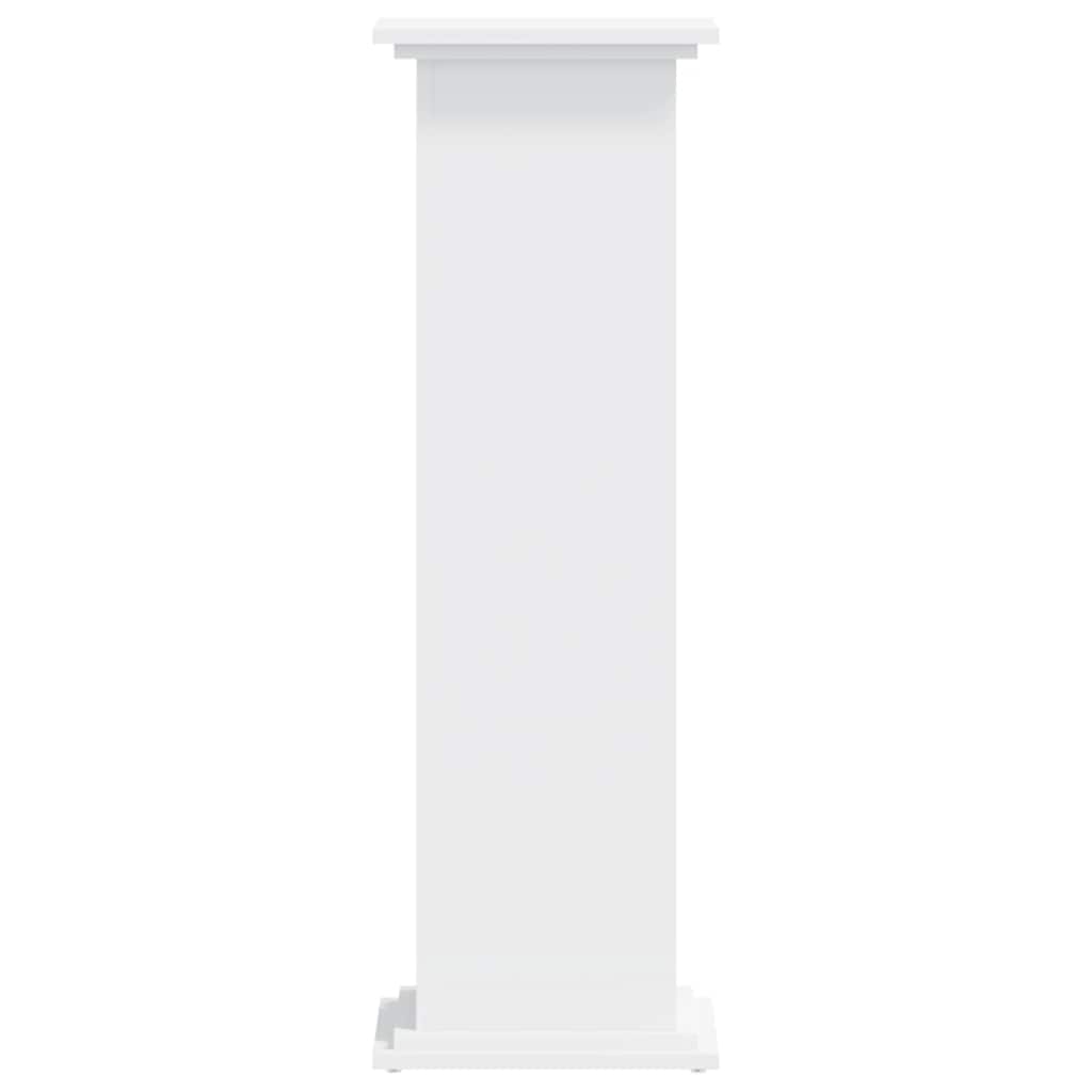 vidaXL Plant Stand White 33x33x100 cm Engineered Wood