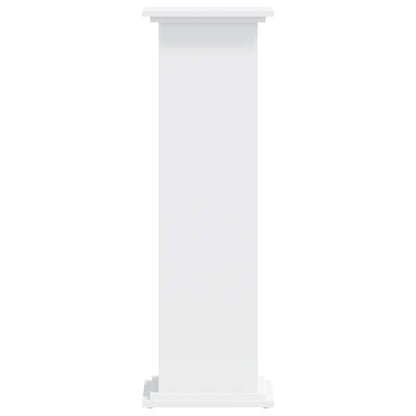 vidaXL Plant Stand White 33x33x100 cm Engineered Wood