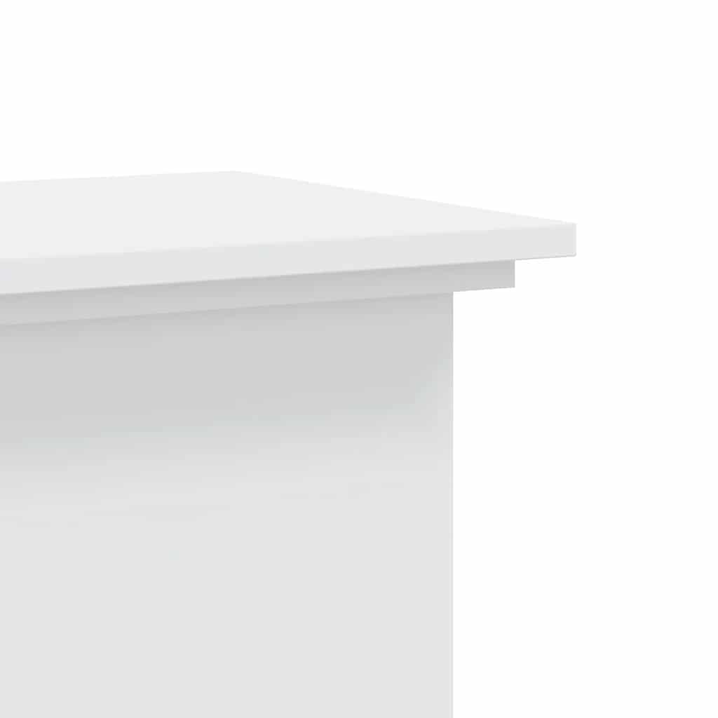 vidaXL Plant Stand White 33x33x100 cm Engineered Wood